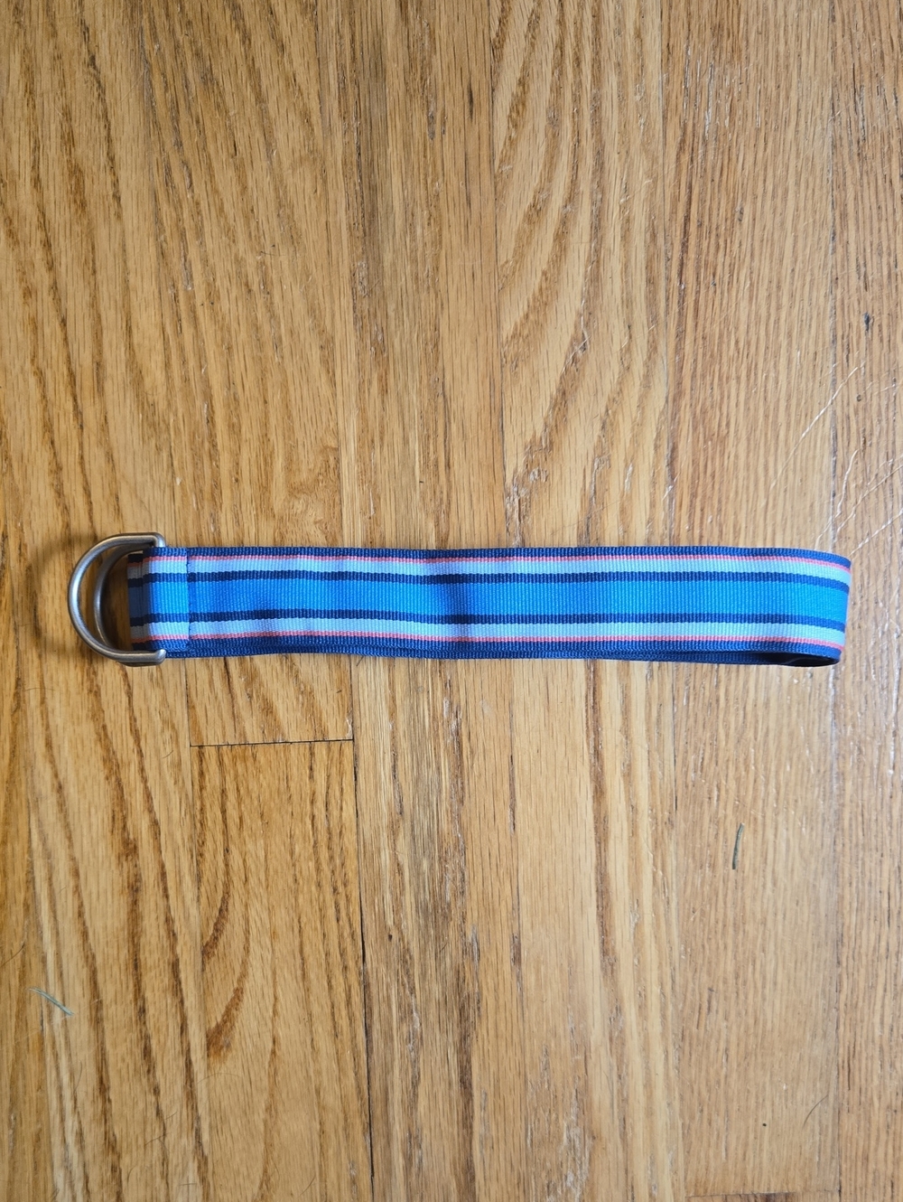 L.L. Bean striped ribbon belt, S/M